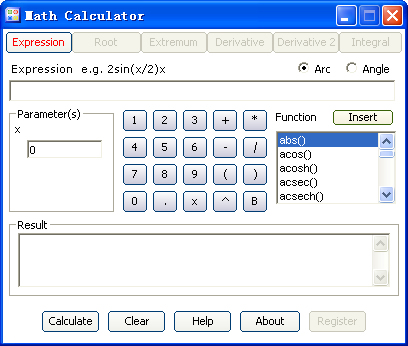 Math Calculator Screenshot